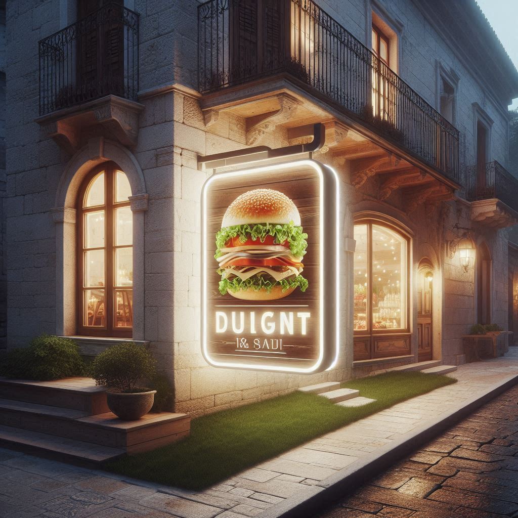 Světelná reklamní výstrč